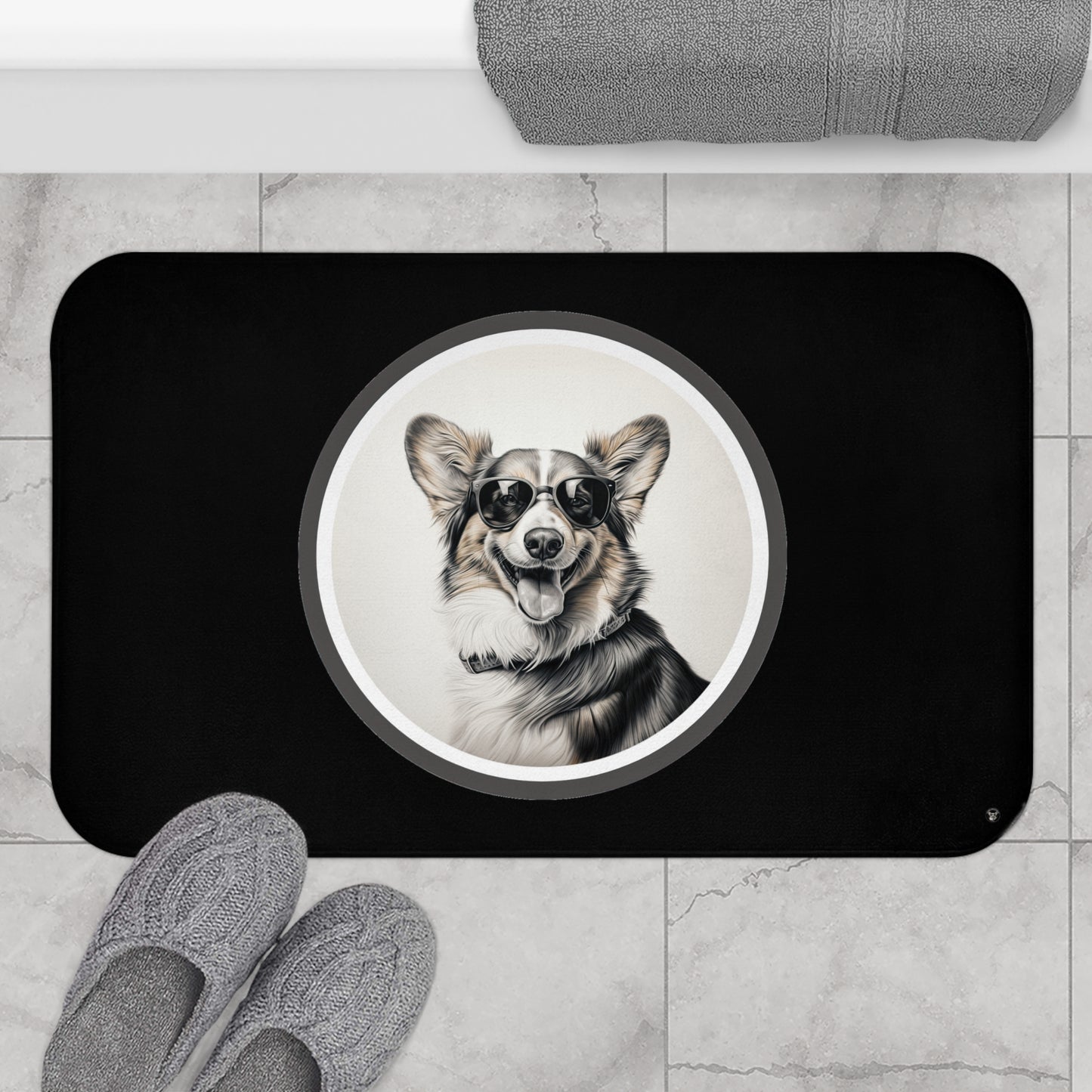 Corgi Cool - Bath Mat