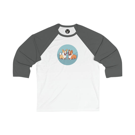 Corgi Couple - Baseball Shirt