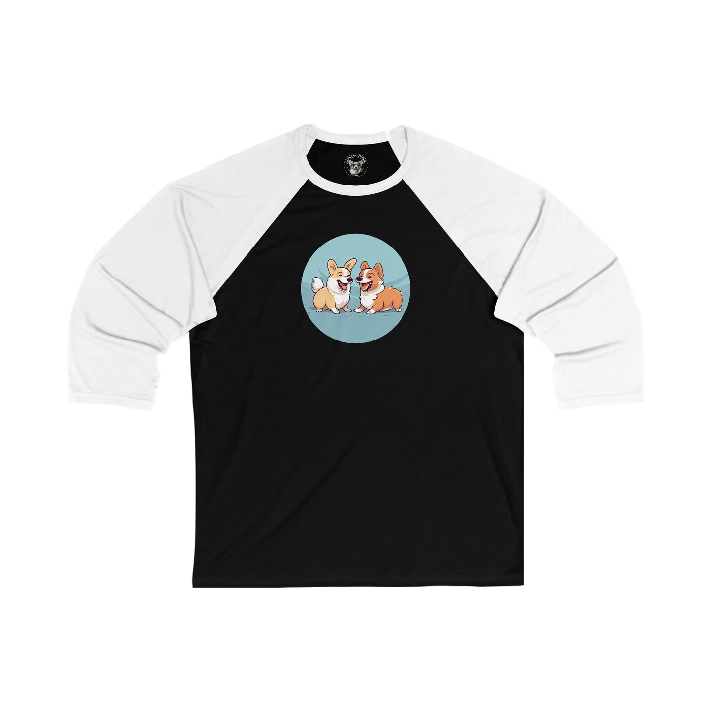 Corgi Couple - Baseball Shirt
