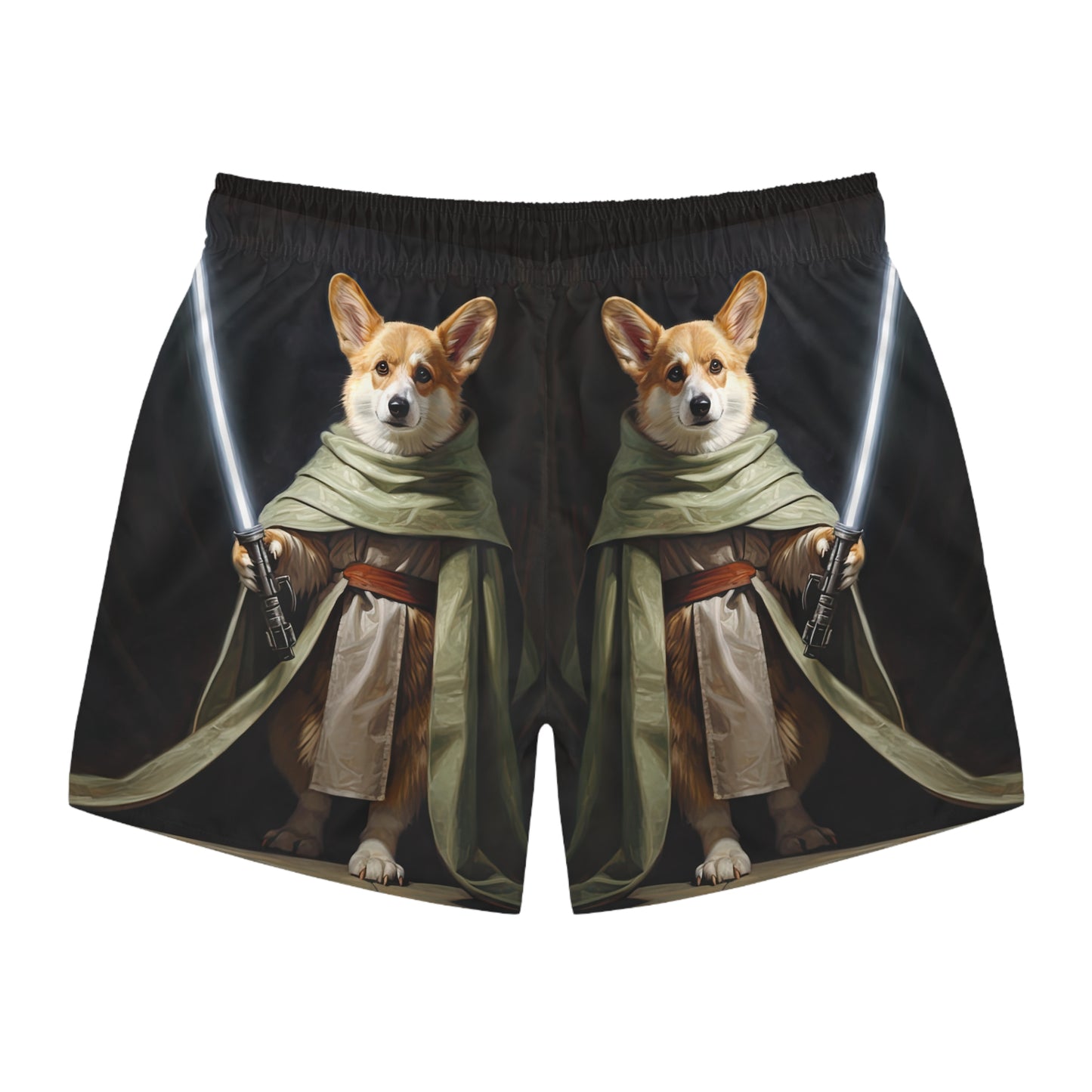 Jedi Corgi Swim Trunks