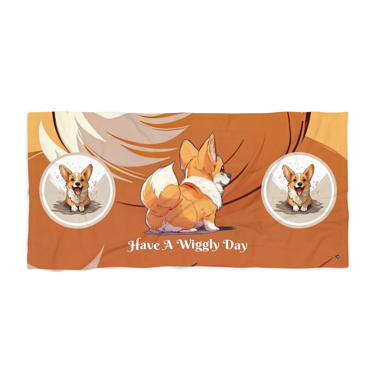 Serviette de plage "Have a Wiggly Day"