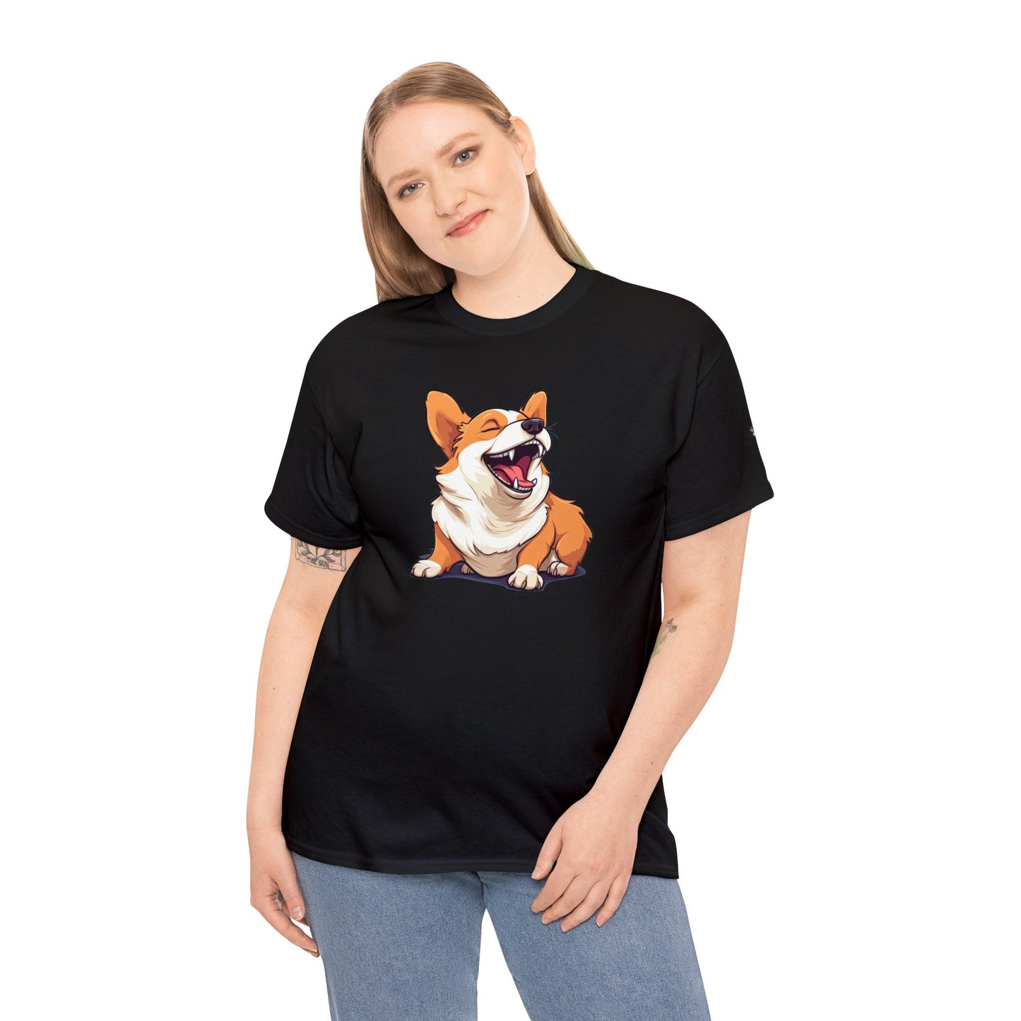 Comical Corgi - Unisex Heavy Cotton Tee