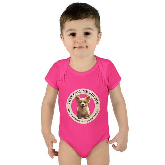 Cute as a Button Infant Bodysuit