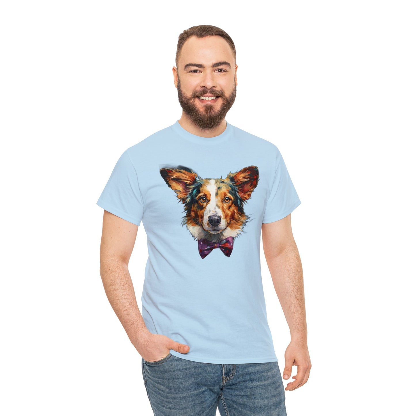 Formal Corgi - Unisex Heavy Cotton Tee