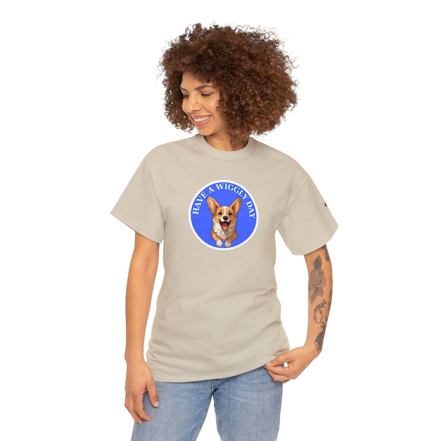 Have a Wiggly Day - Unisex Heavy Cotton Tee