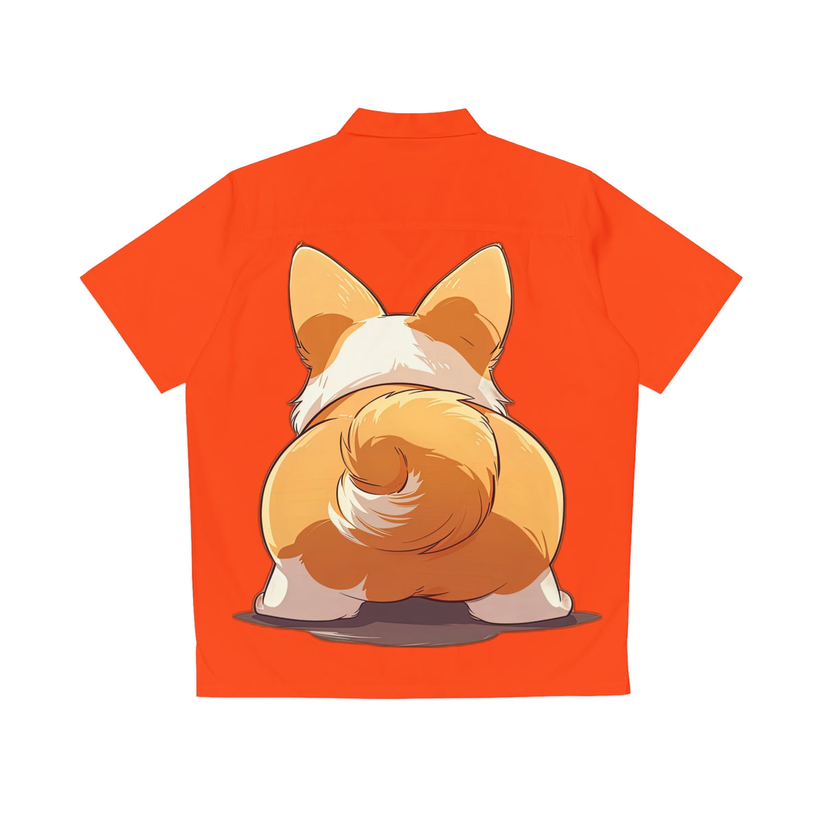Cutie Booty Hawaiian Shirt - Volcano Orange Resort Attire