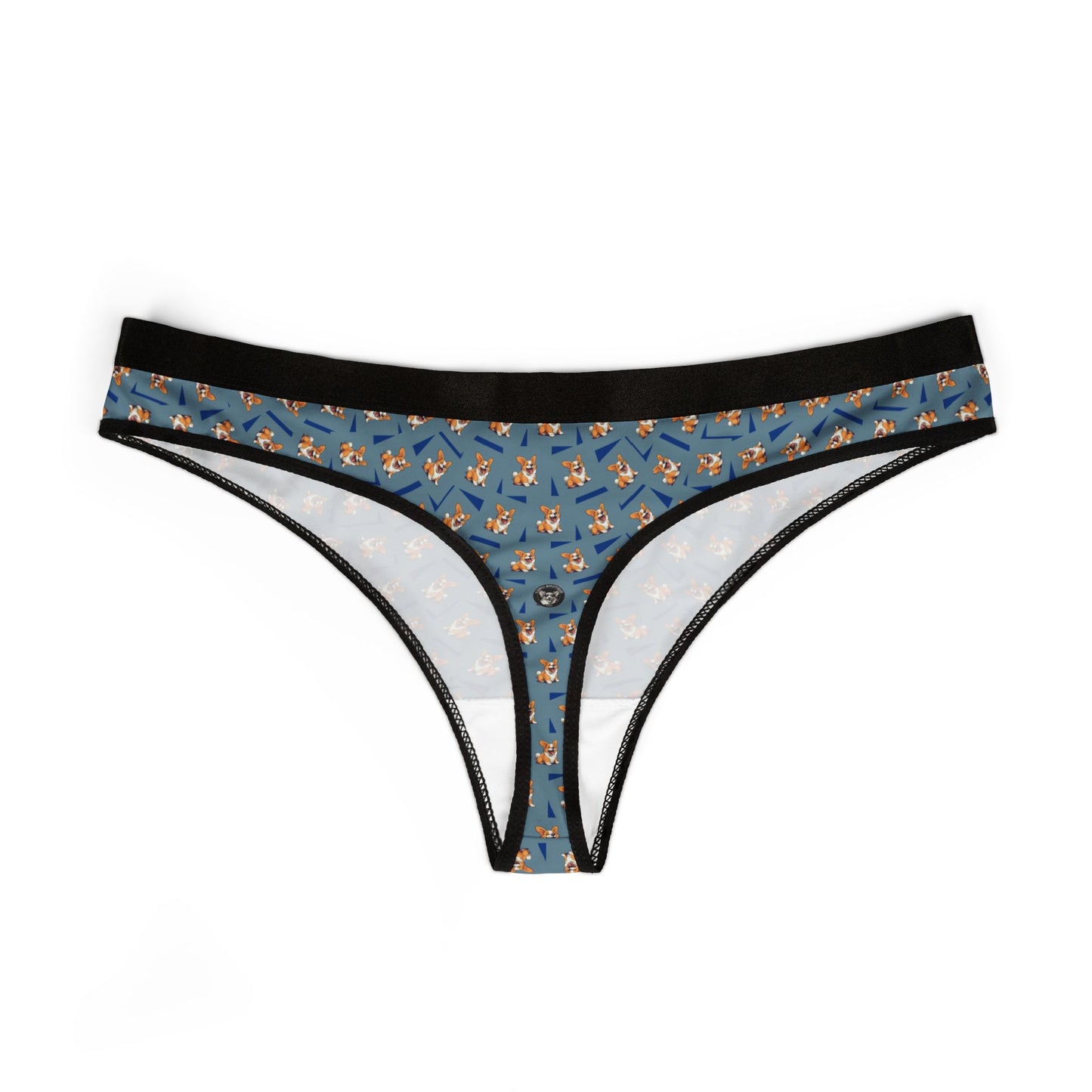 Jolly Corgi Mosaic Thong