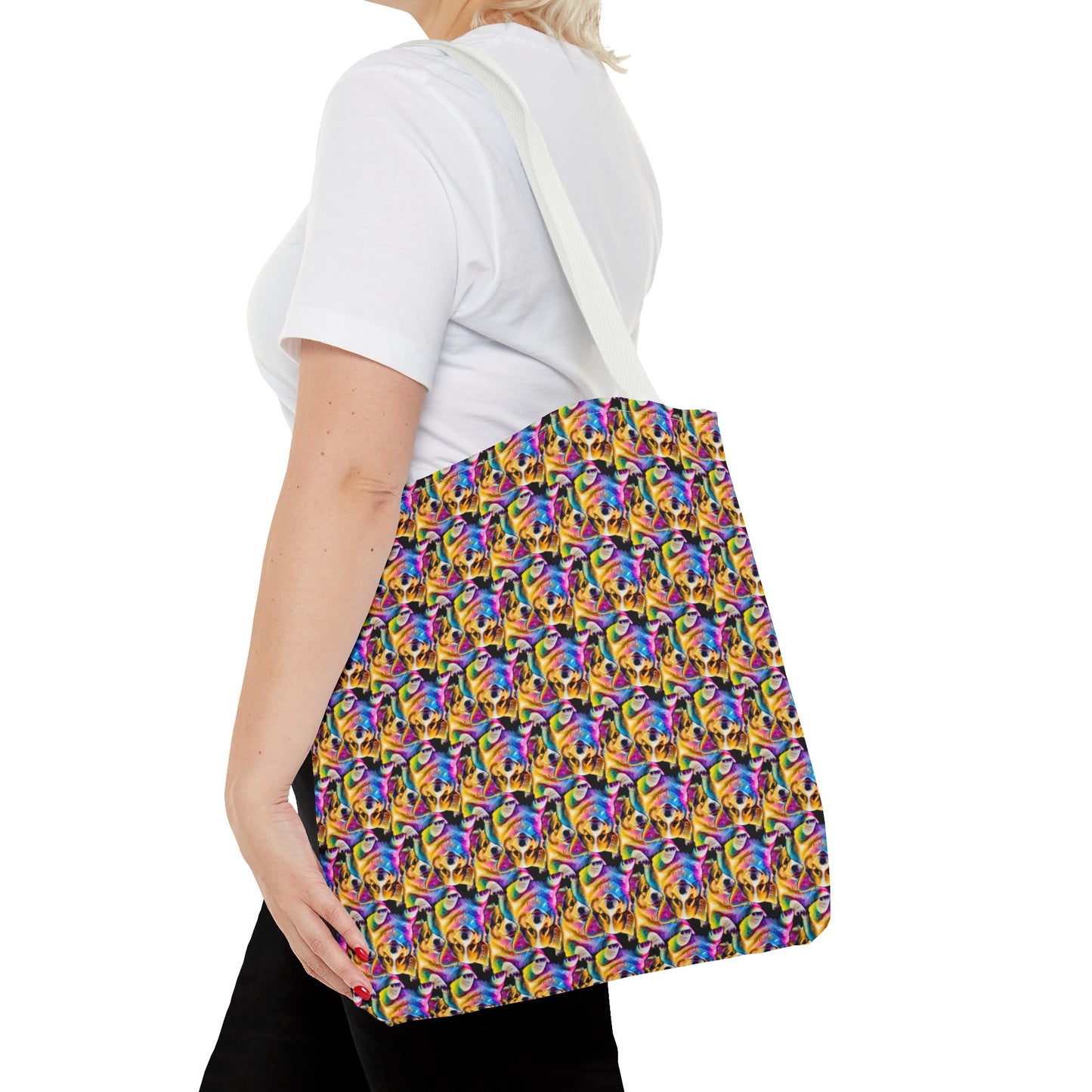 Colorful Corgi Mosaic - Tote Bag