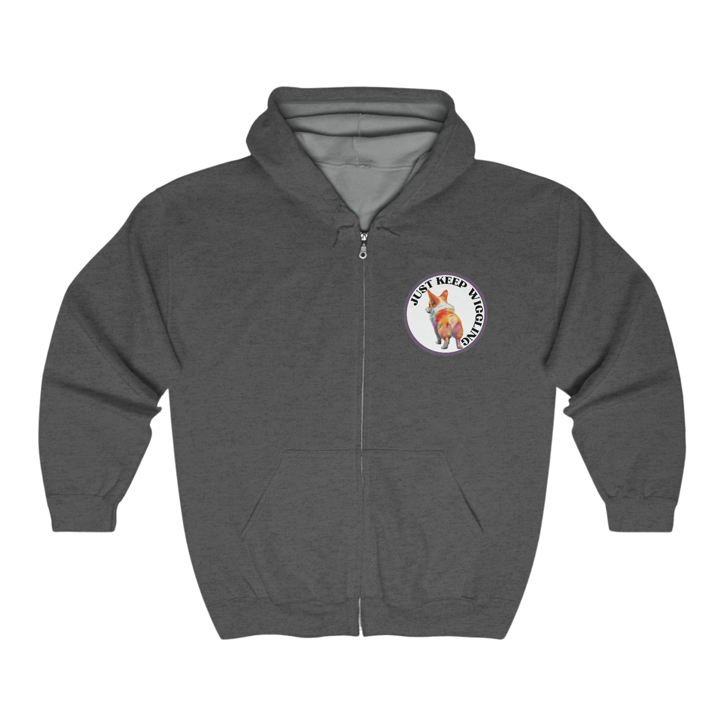 Just Keep Wiggling - Zip Hoodie