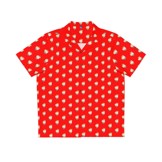 Baby Got Back - Corgi Butt Strut Hawaiian Shirt - Red Vacation Attire