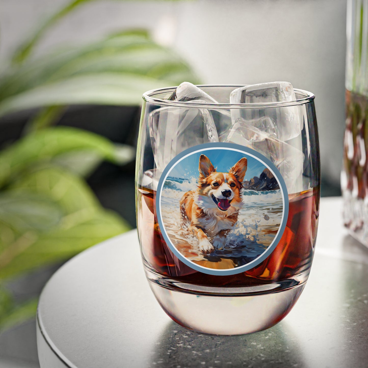 Coastal Corgi - Whiskey/Juice Glass
