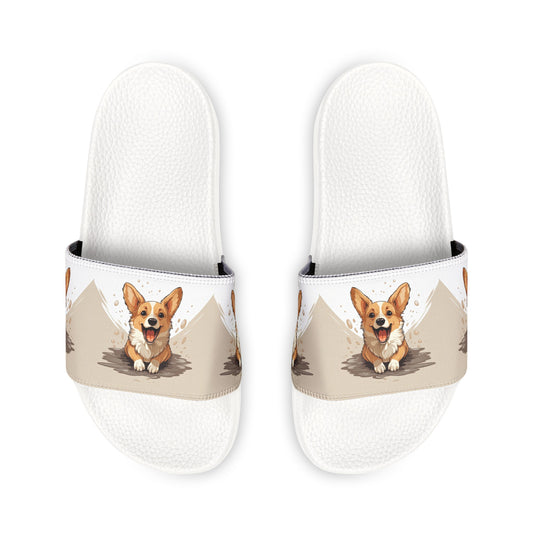 Corgi Cuteness - Women's Slide Sandals