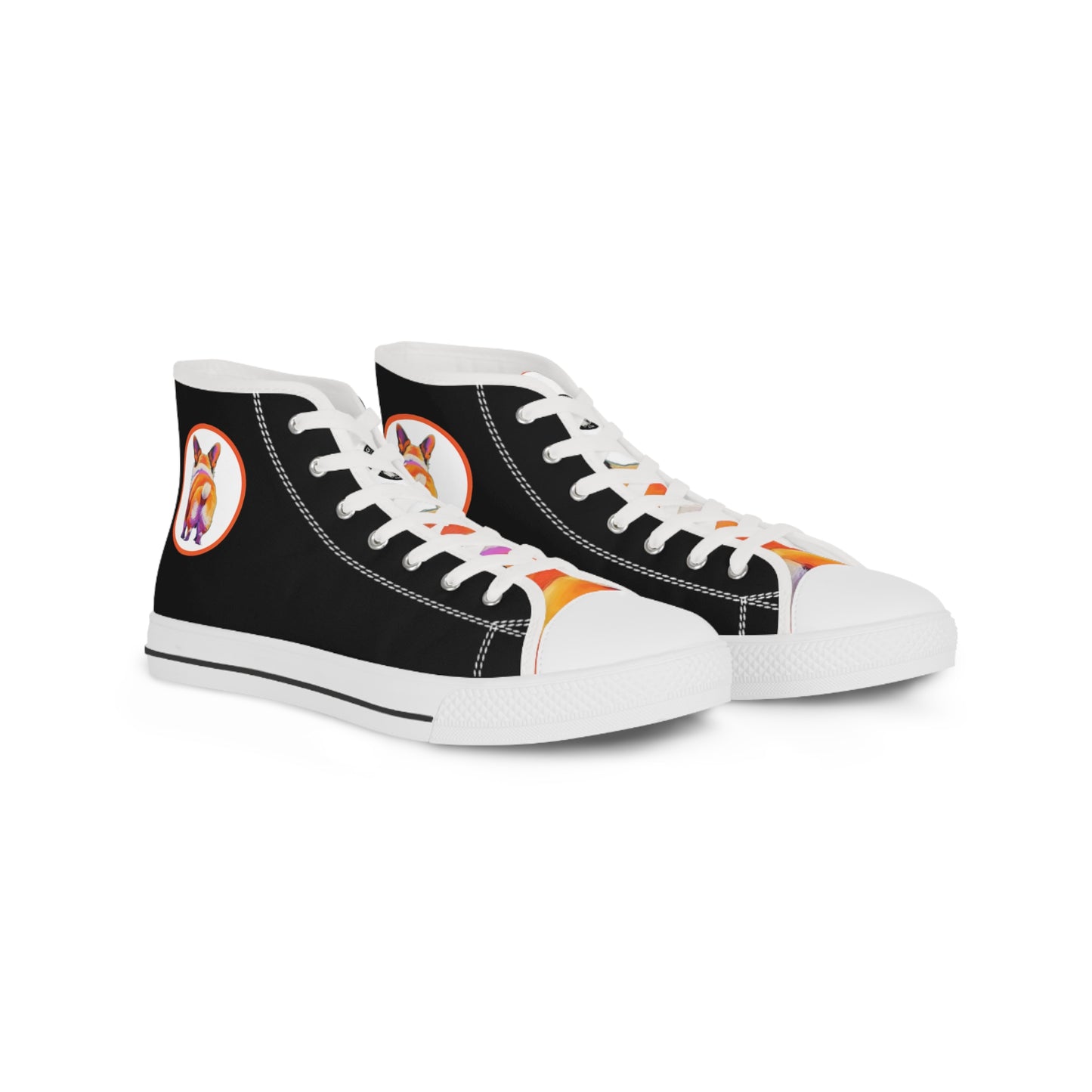 Corgi Butt - Men's High Top Sneakers