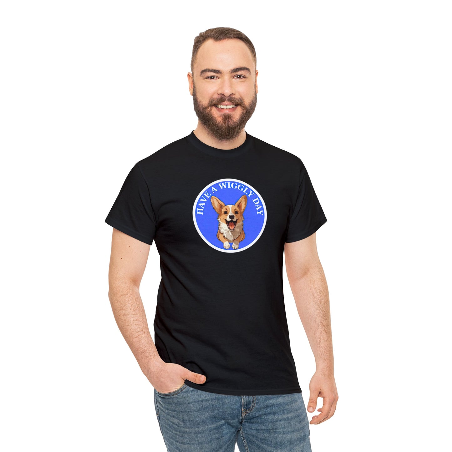Have a Wiggly Day - Unisex Heavy Cotton Tee
