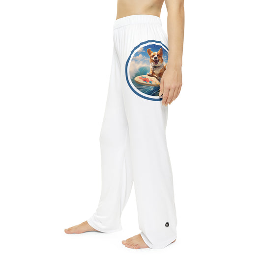 Cowabunga Corgi - Women's Pajama Pants