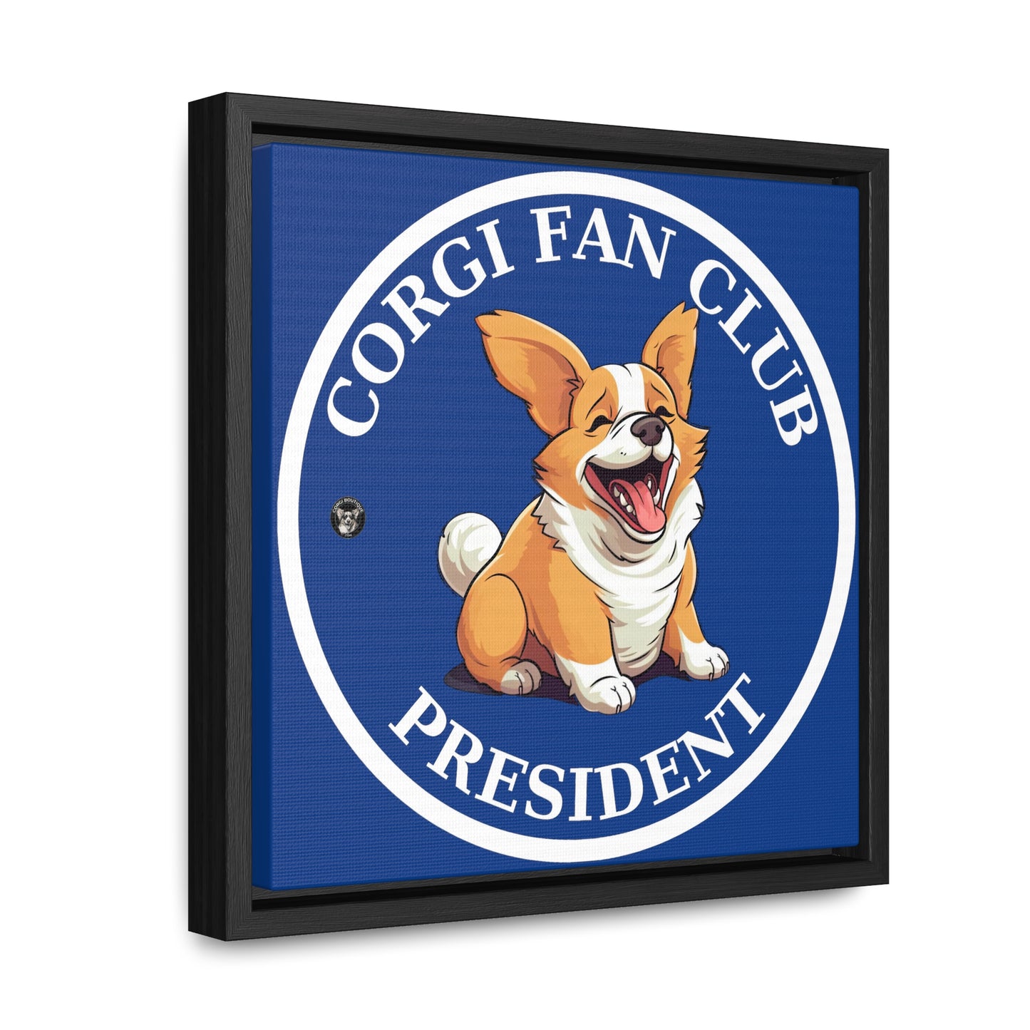 Fan Club President - Framed on Canvas