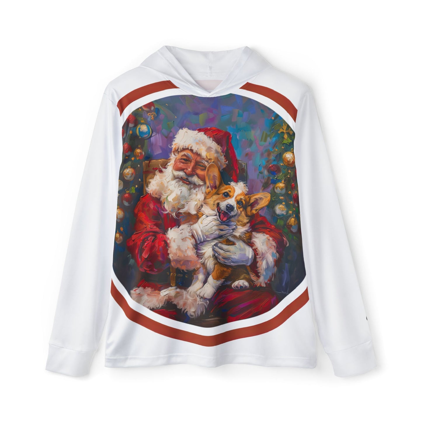 Christmas Corgi Light Hoodie