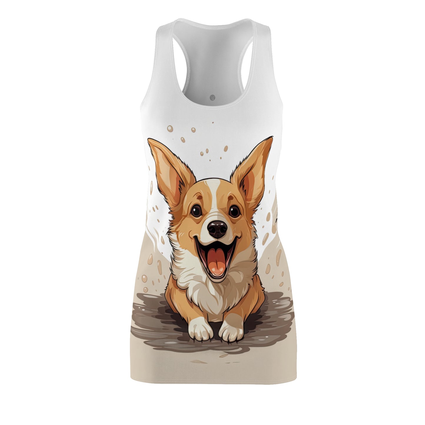 Corgi Cuteness - Racerback Dress