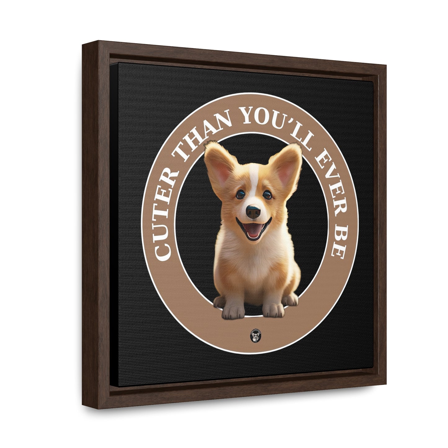 Cuter Than You - Framed on Canvas