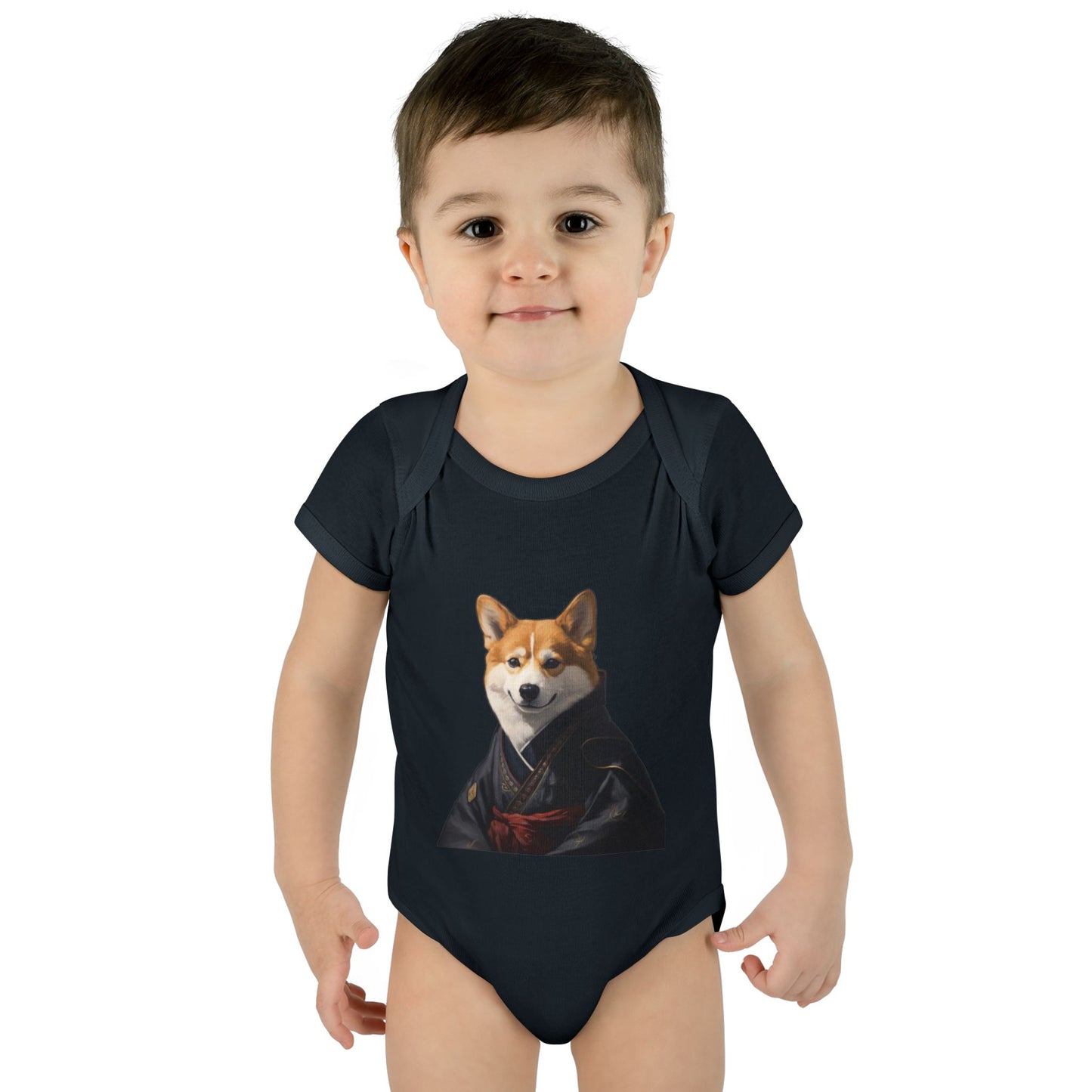 Ninja Corgi Infant Bodysuit