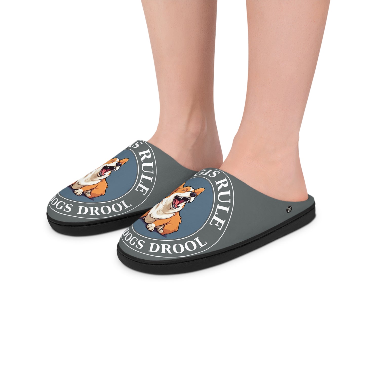 Corgis Rule - Women's Slippers