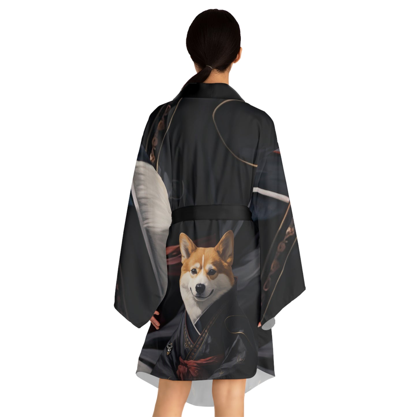 Ninja Corgi Kimono Robe