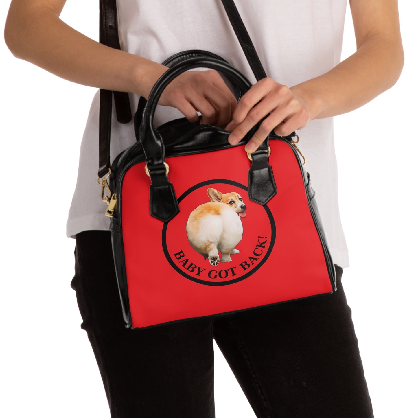 Baby Got Back - Handbag w/Removable Shoulder Strap