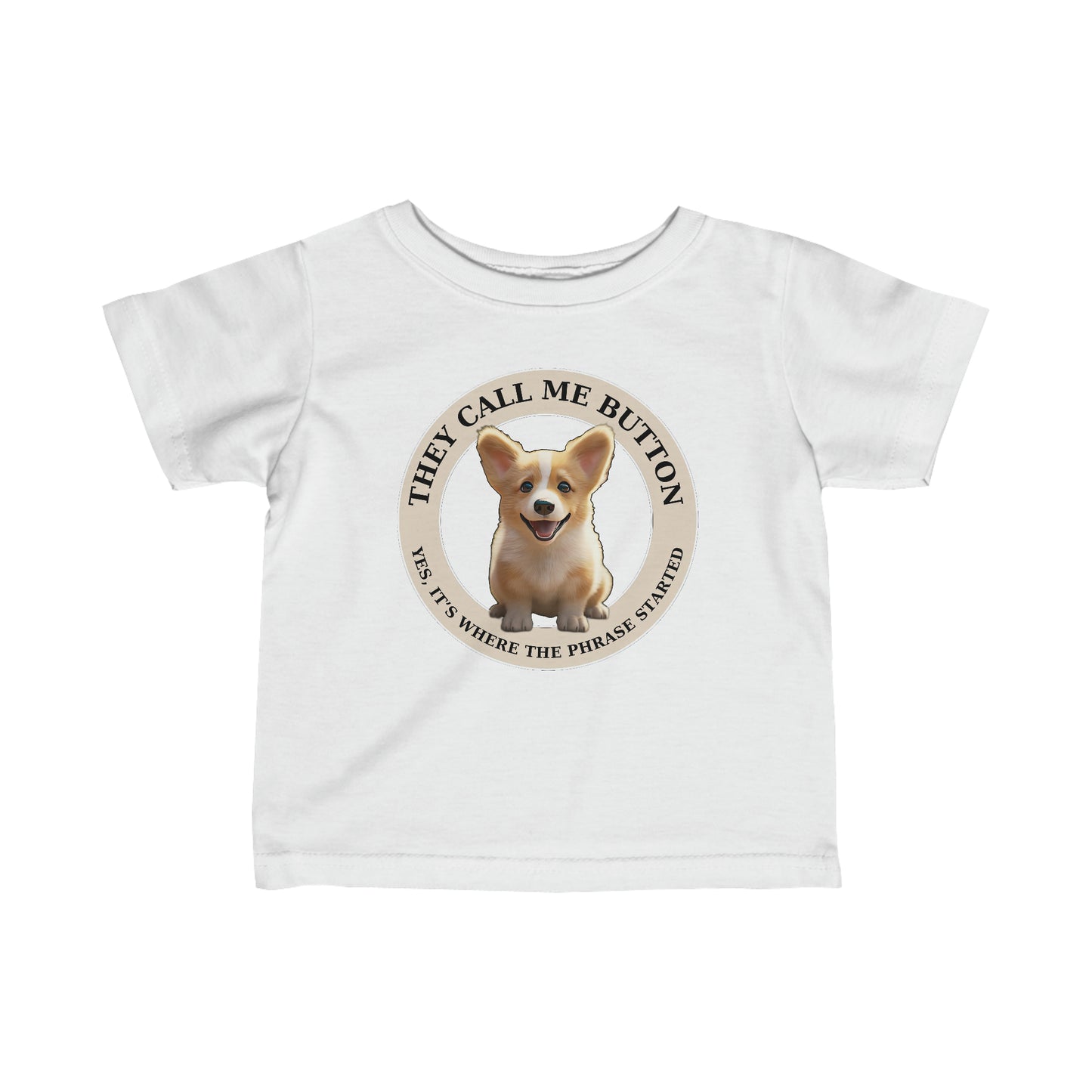 Cute as a Button - Infant Tee