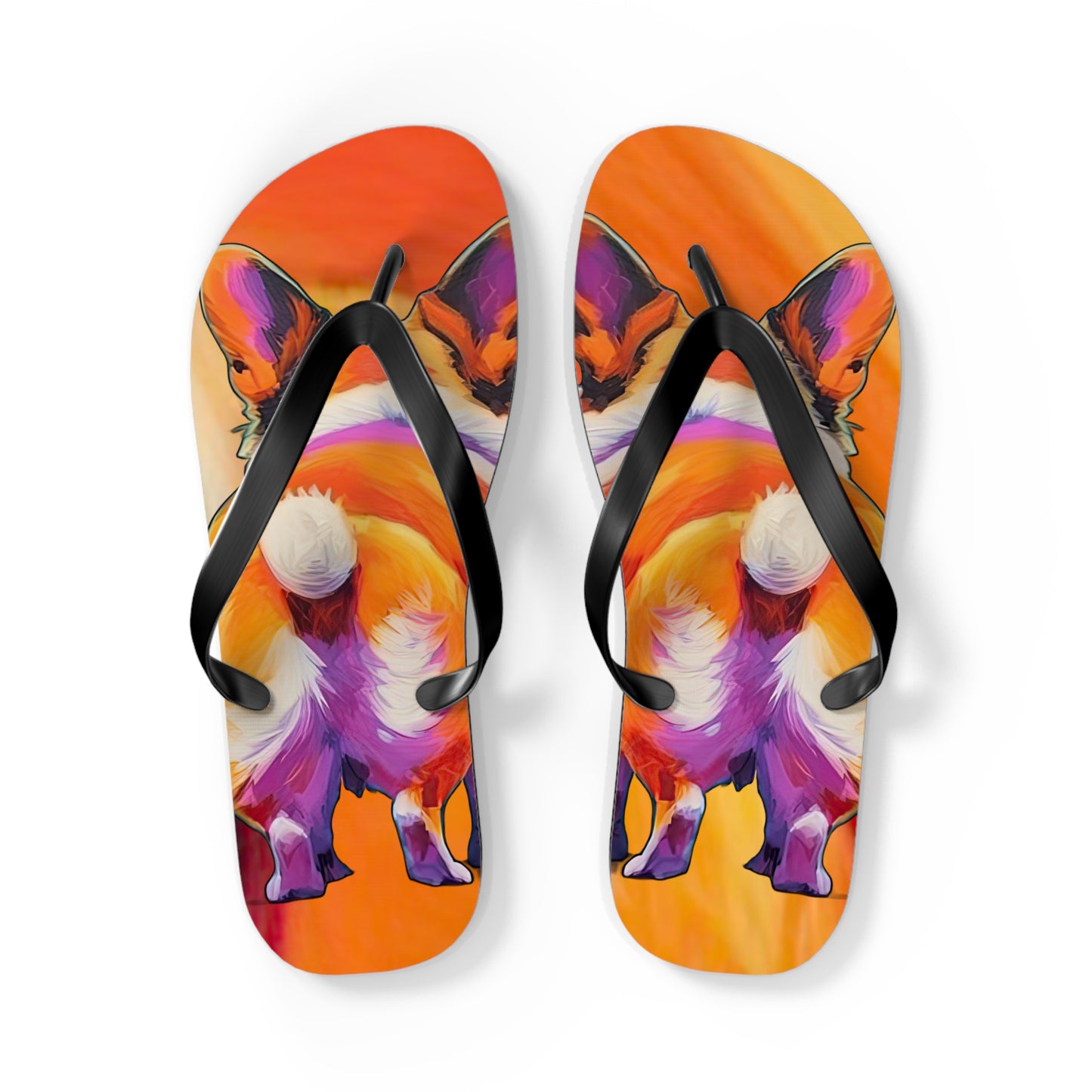 Corgi Butt Flip-Flops
