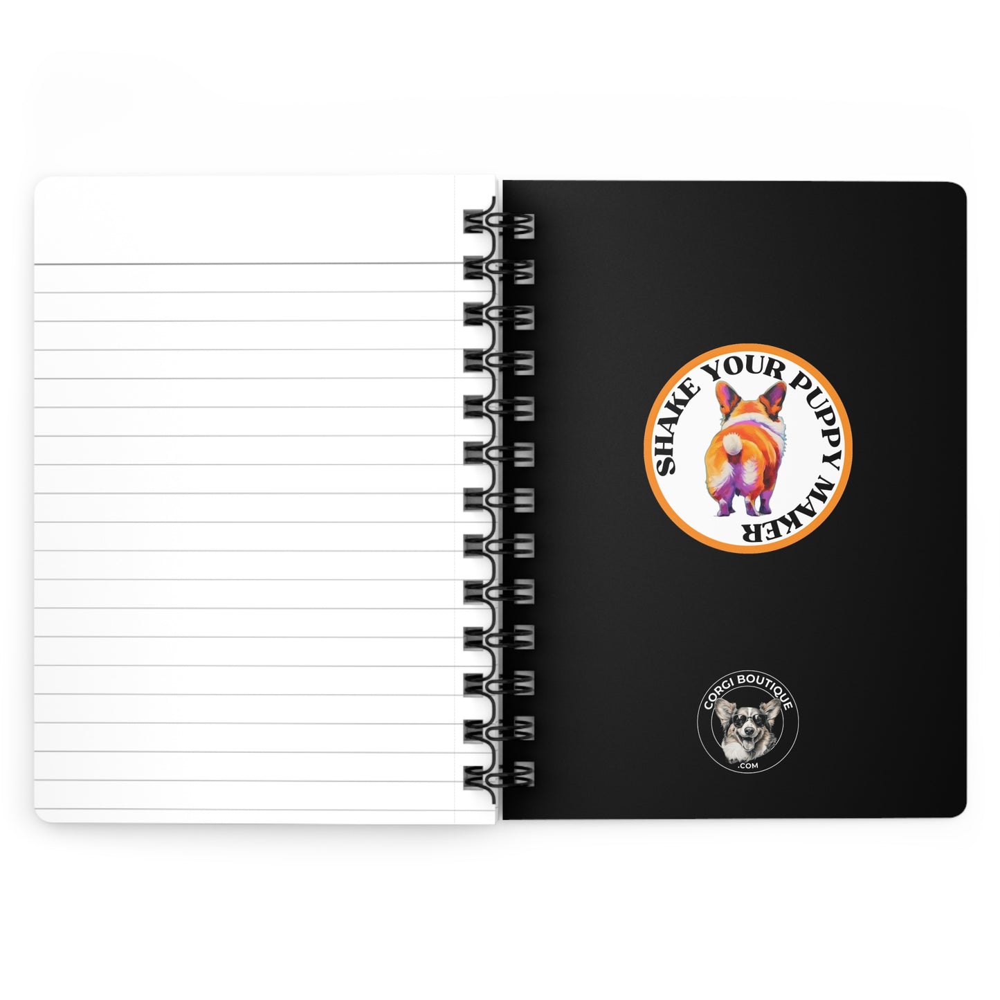 Shake Your Puppy Maker - Spiral Bound Notebook