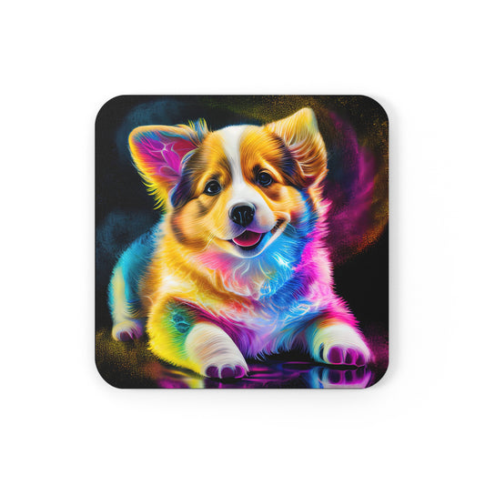 Colorful Corgi - Coasters