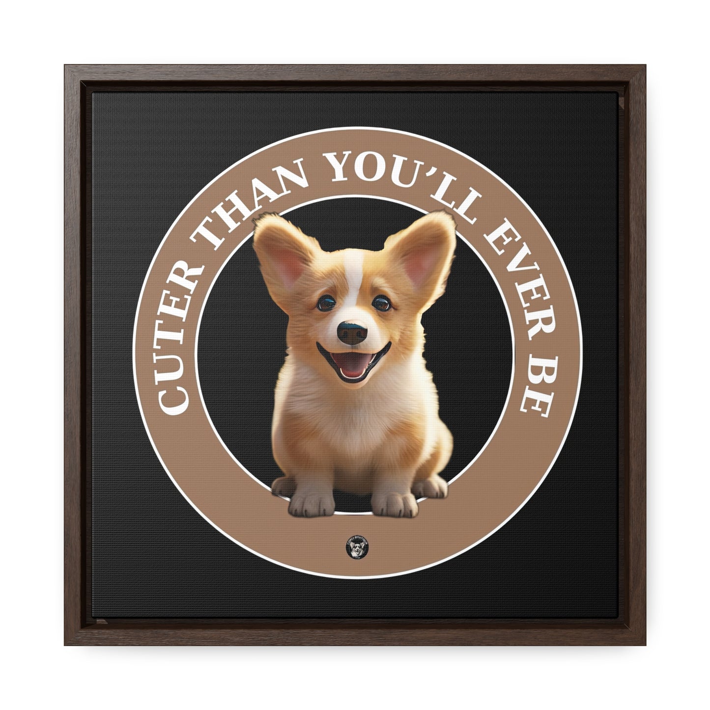 Cuter Than You - Framed on Canvas