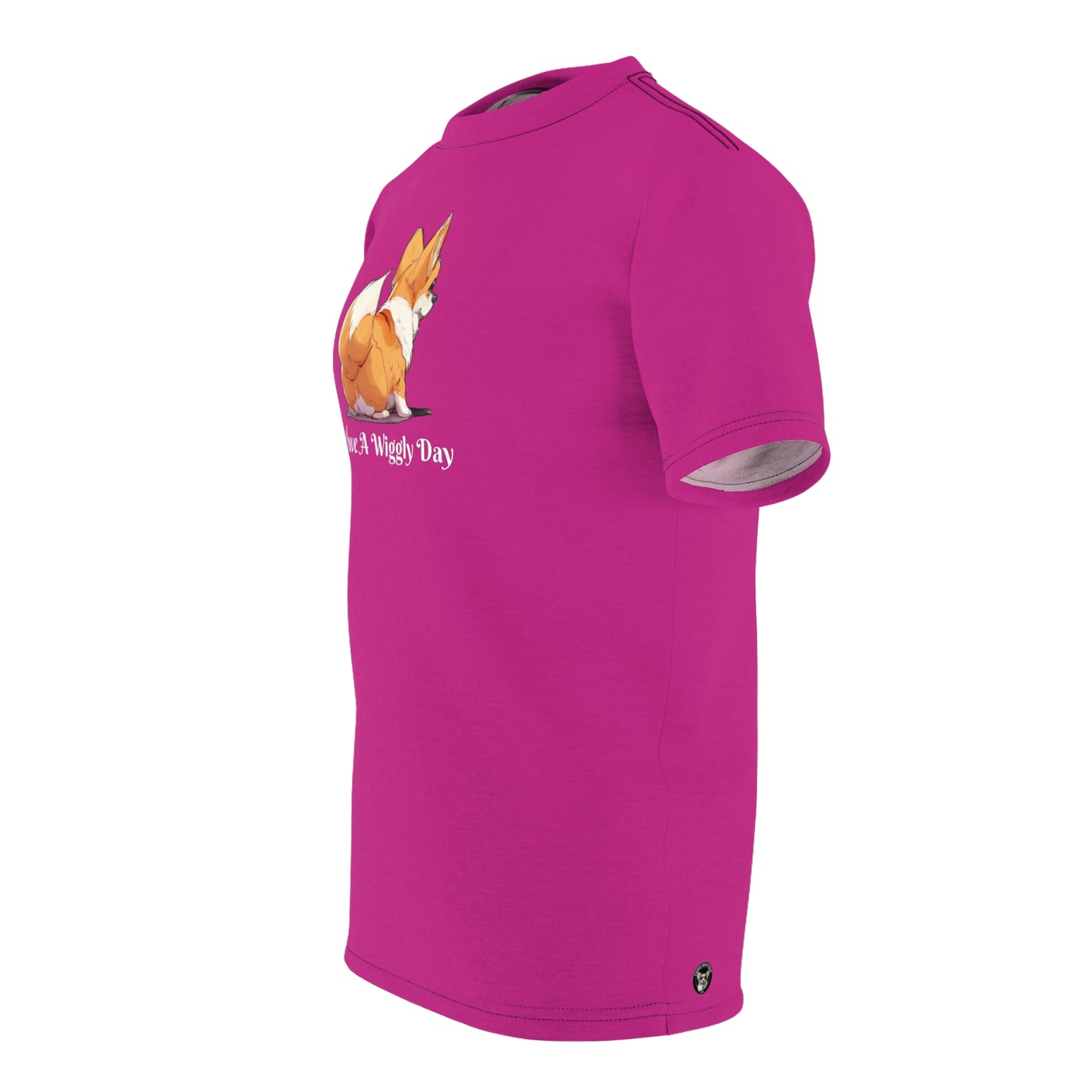 T-shirt rose "Have a Wiggly Day"