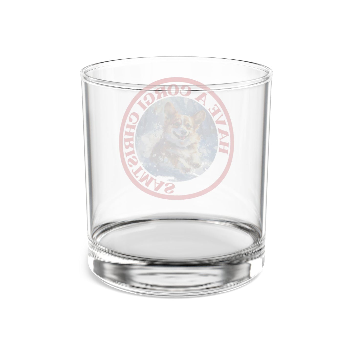Corgi Christmas - Highball Glass