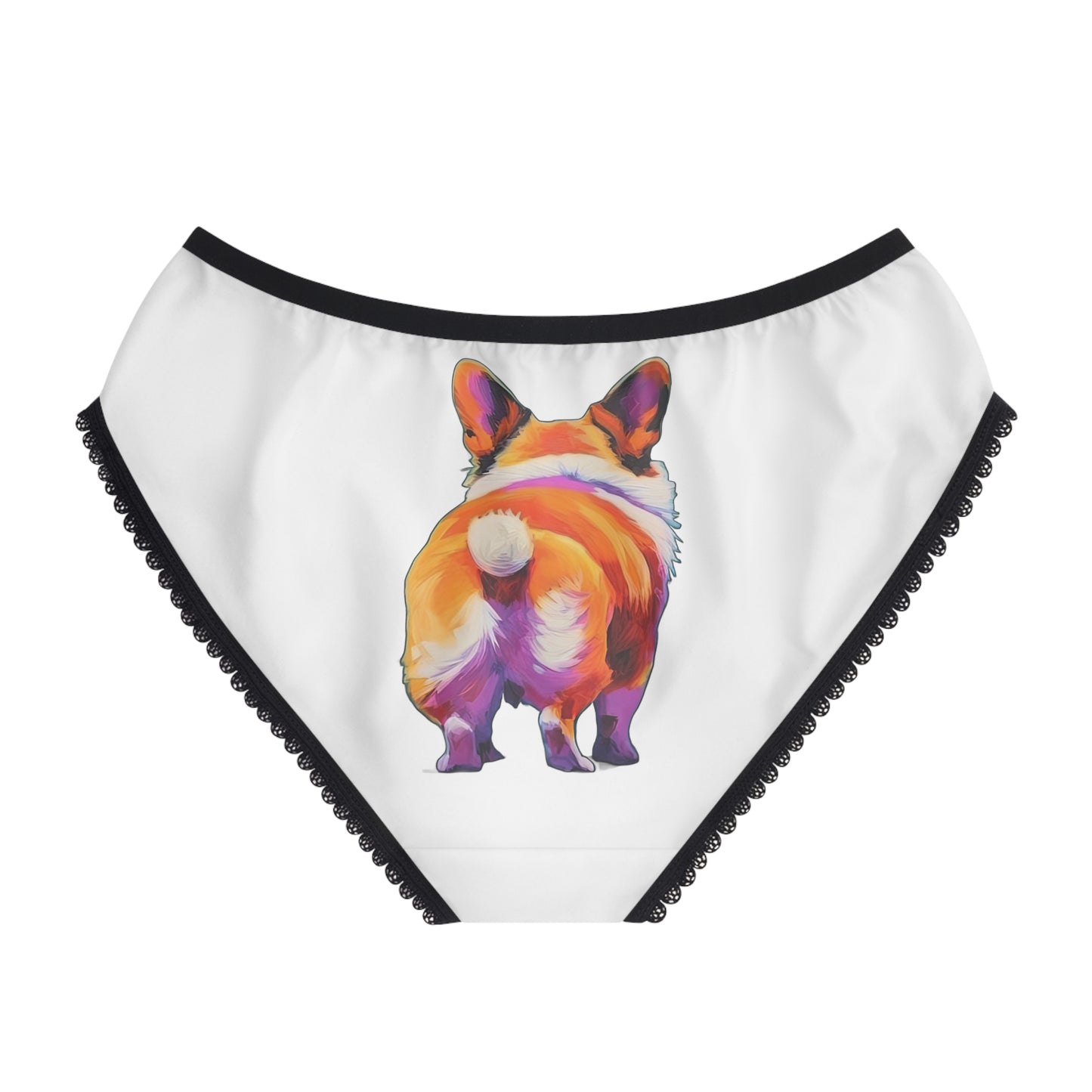 Corgi Butt Panties in White