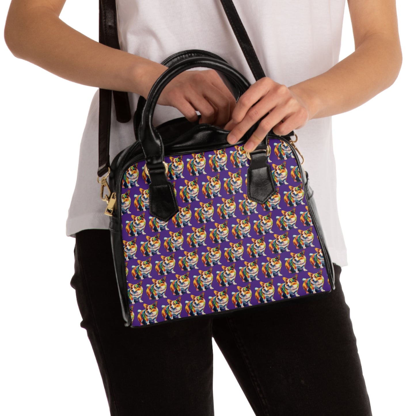 The Scout Mosaic - Handbag w/Removable Shoulder Strap