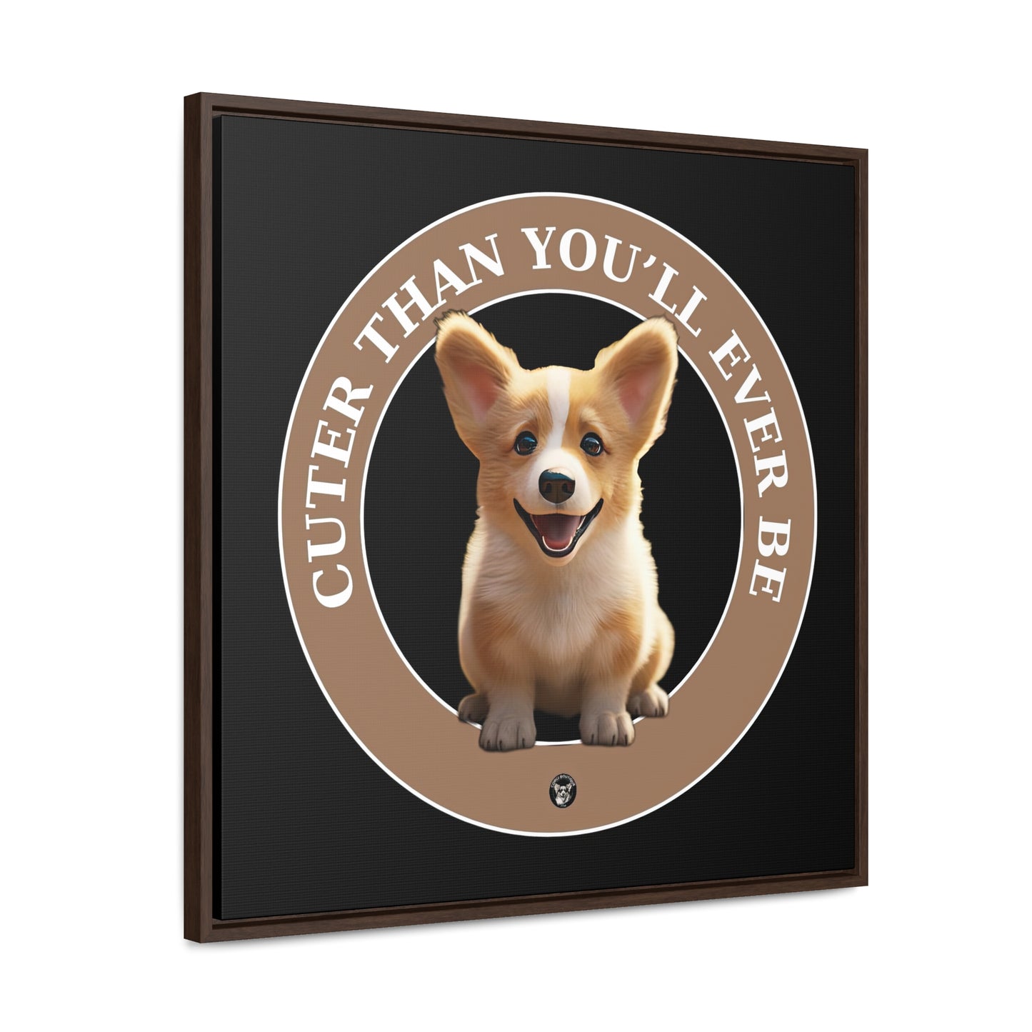 Cuter Than You - Framed on Canvas