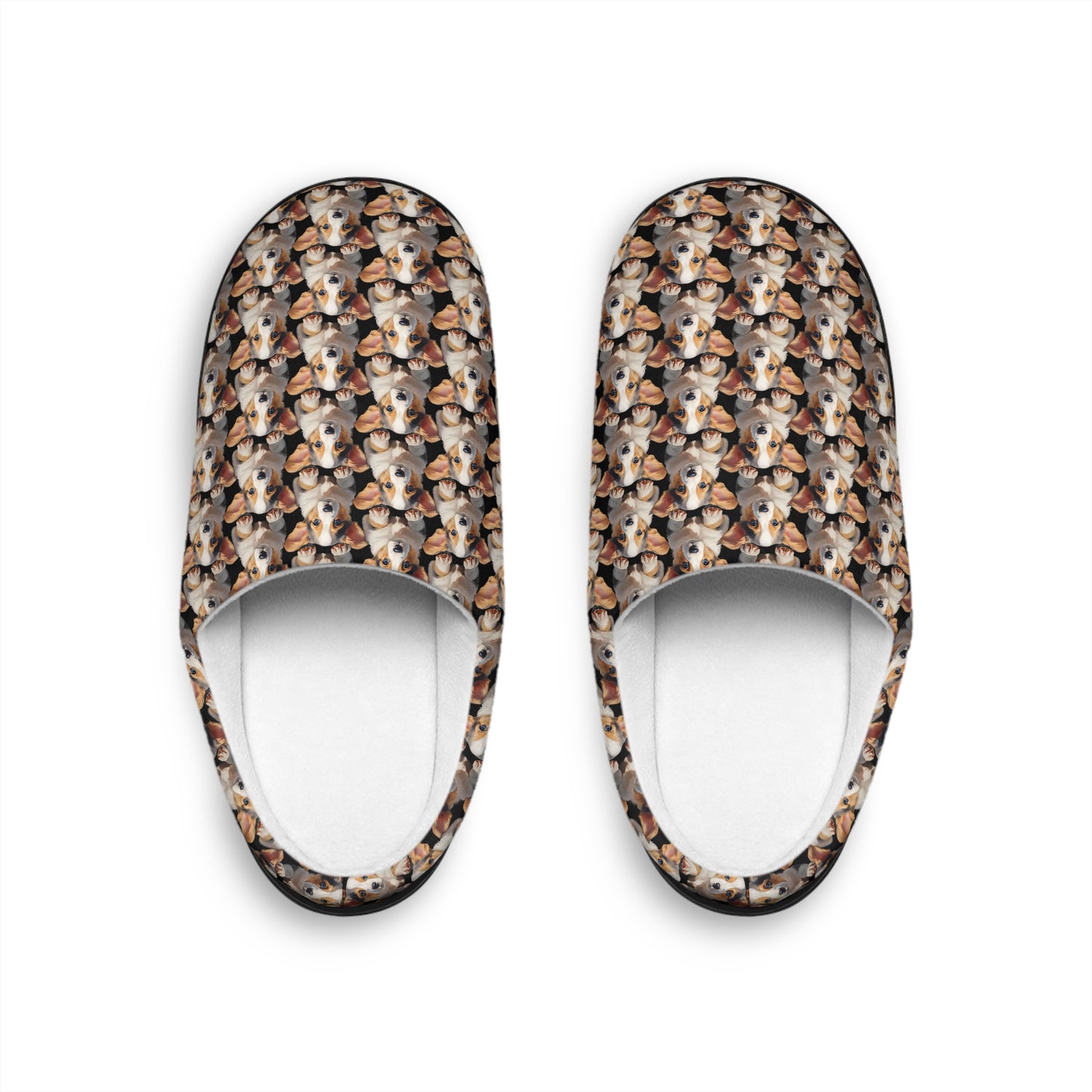 Puppy Portrait Mosaic - Women's Slippers