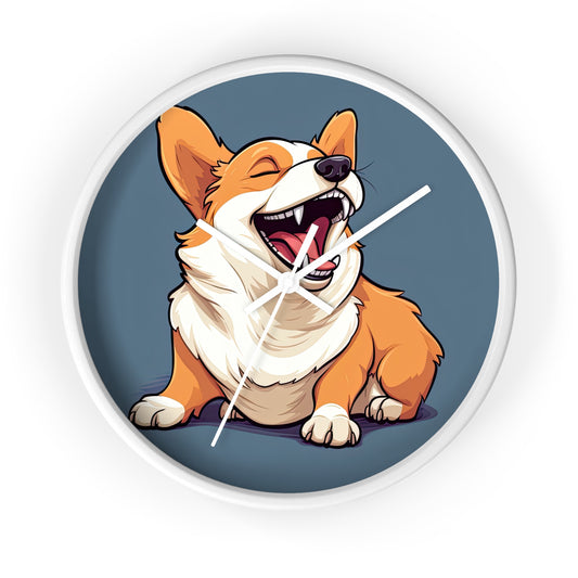 Comical Corgi - Wall Clock