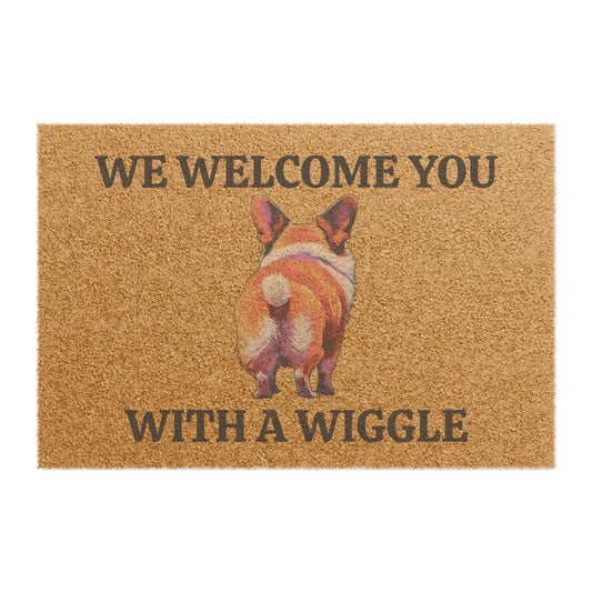 Welcome Wiggle/Corgi Butt - Doormat