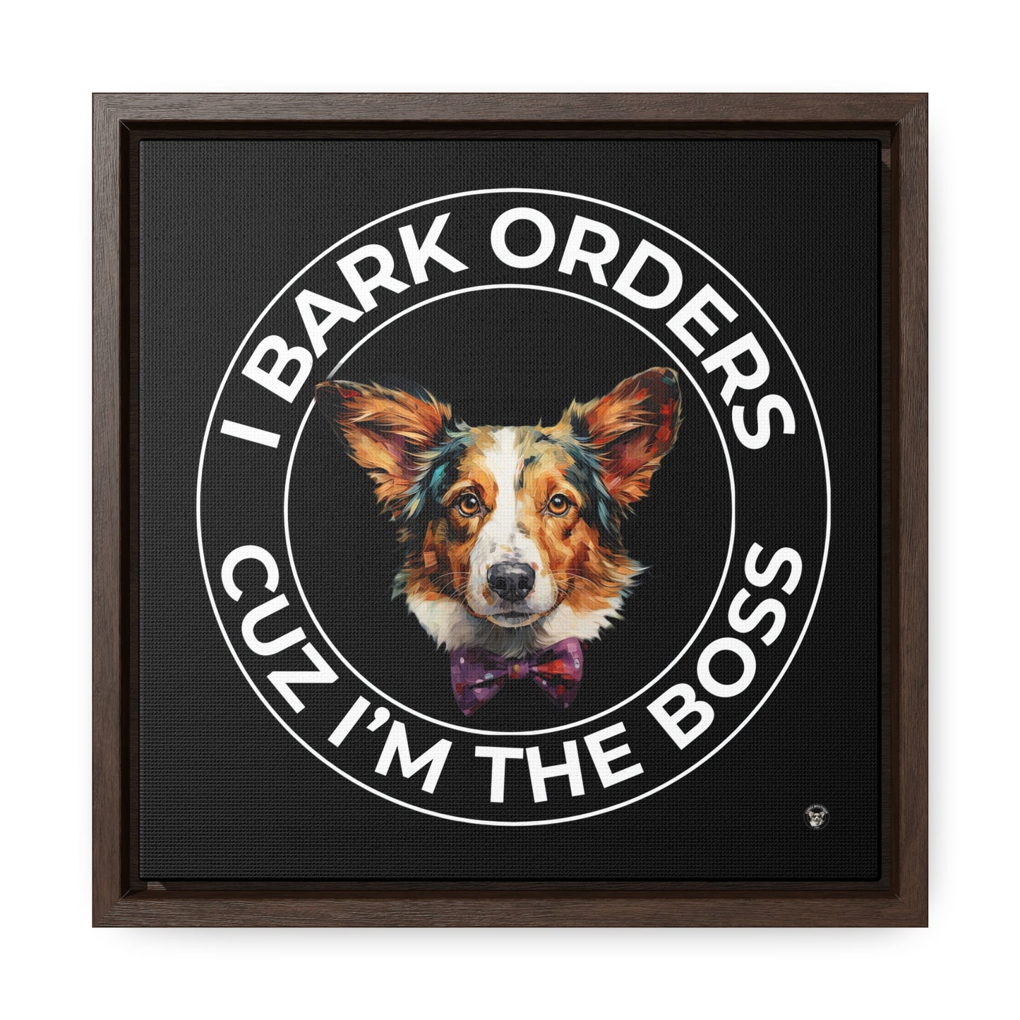 The Boss - Framed on Canvas
