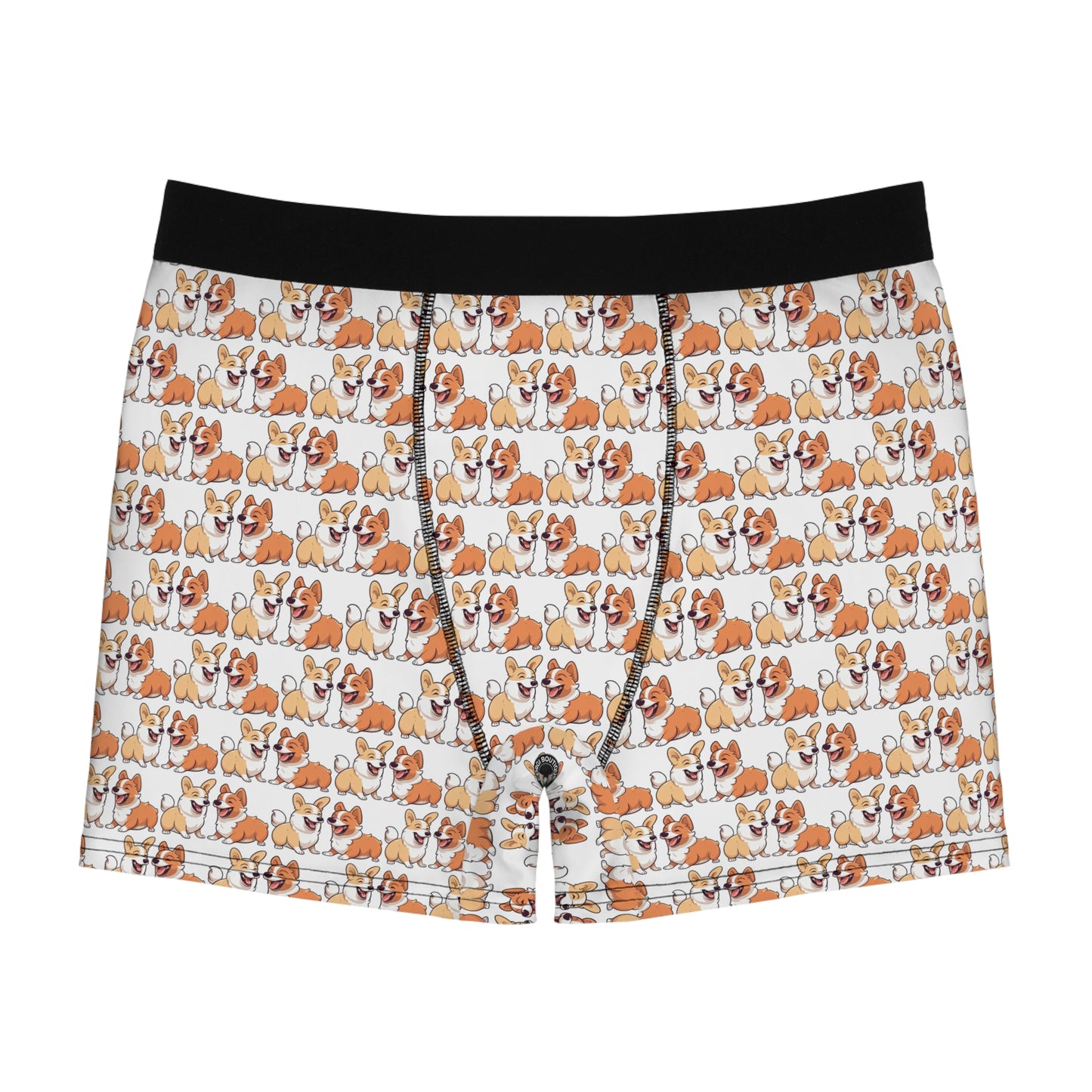 Corgi Couple Mosaic Boxer Briefs