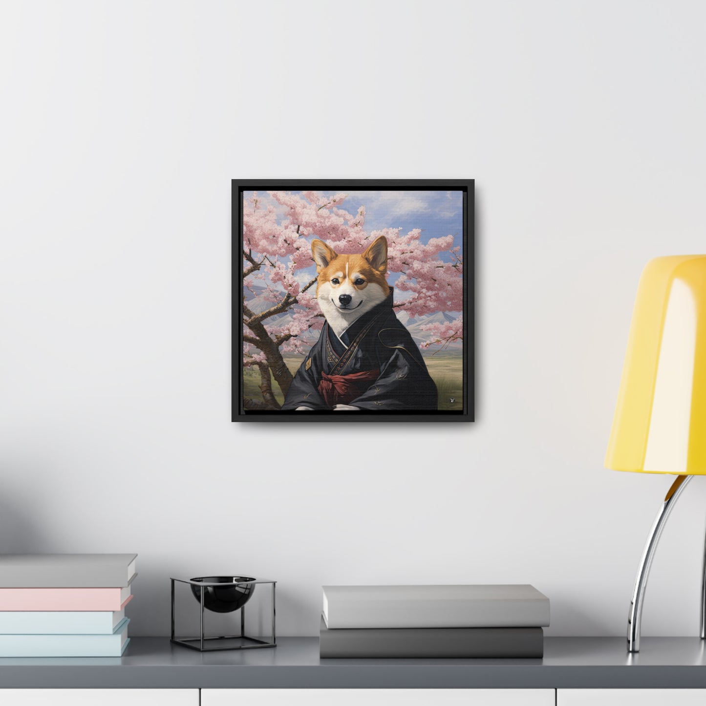 Zendog - Framed on Canvas