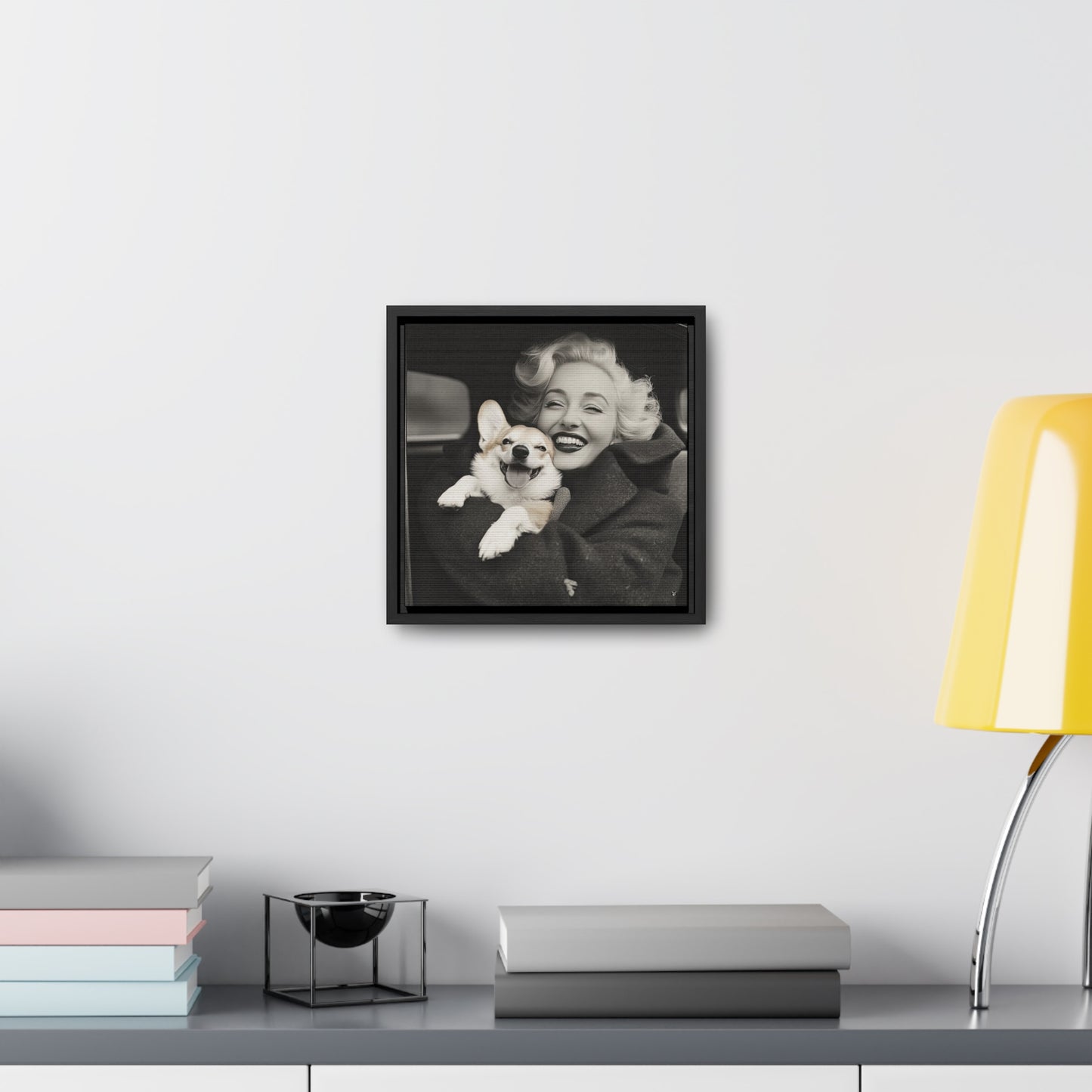 Marilyn's Bestie - Framed on Canvas