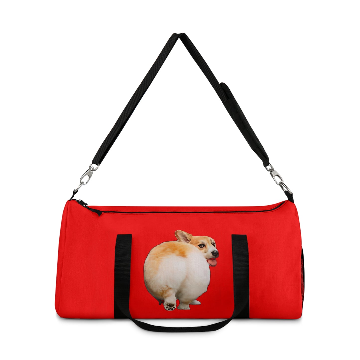 Baby Got Back Mid-Wiggle Duffel Bag - Fun Red Corgi Travel Gym Bag