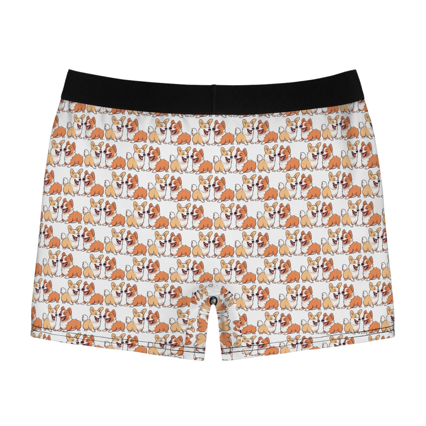 Corgi Couple Mosaic Boxer Briefs