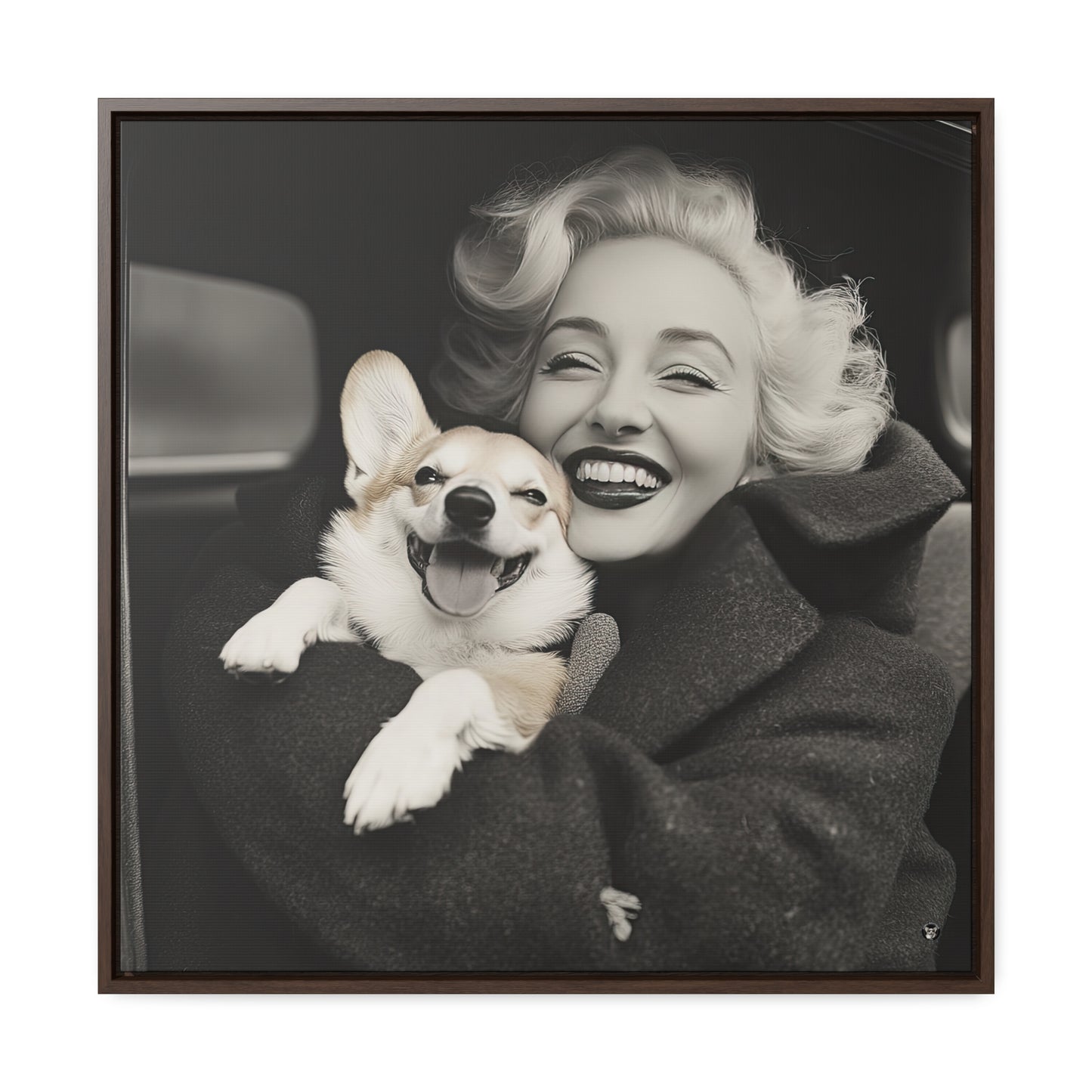 Marilyn's Bestie - Framed on Canvas
