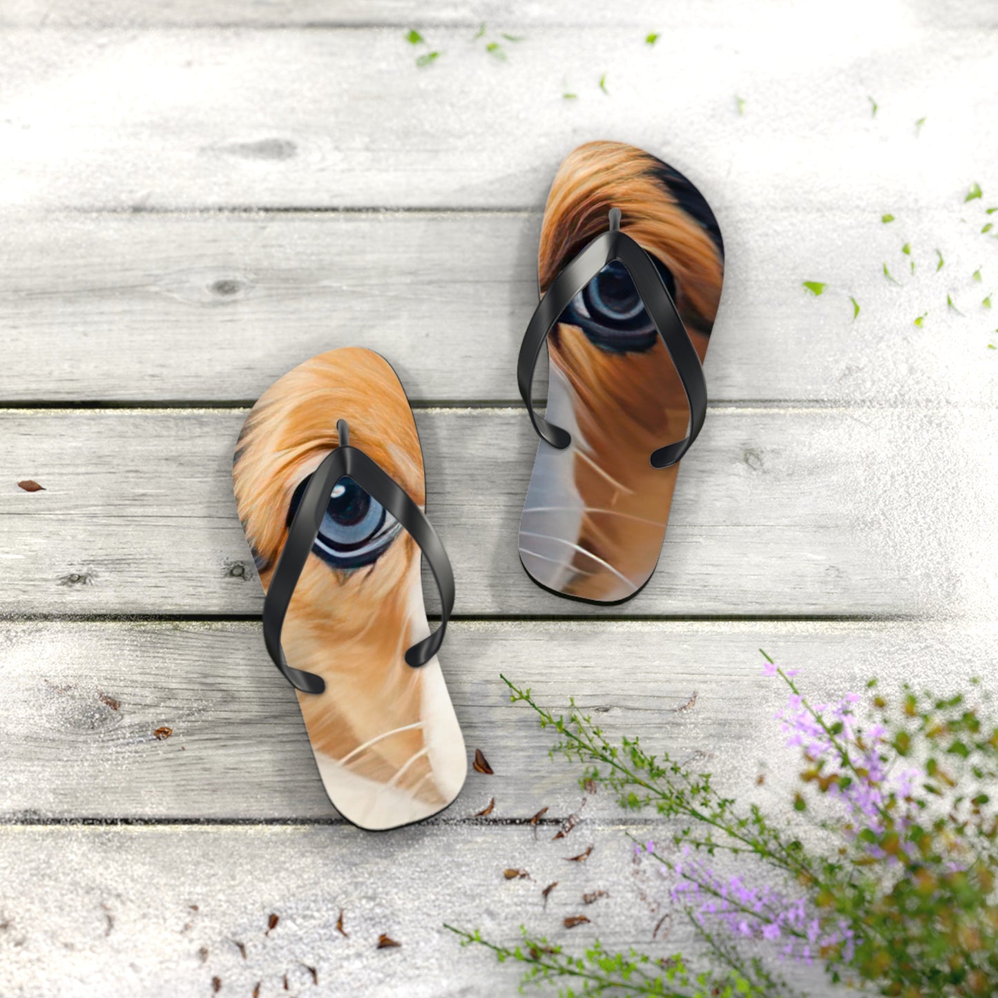 Puppy Dog Eyes Flip-Flops
