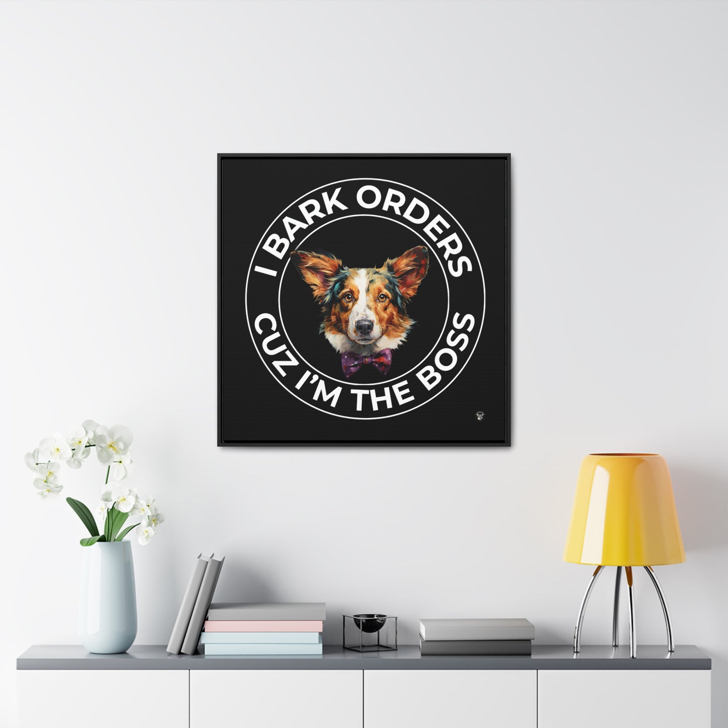 The Boss - Framed on Canvas