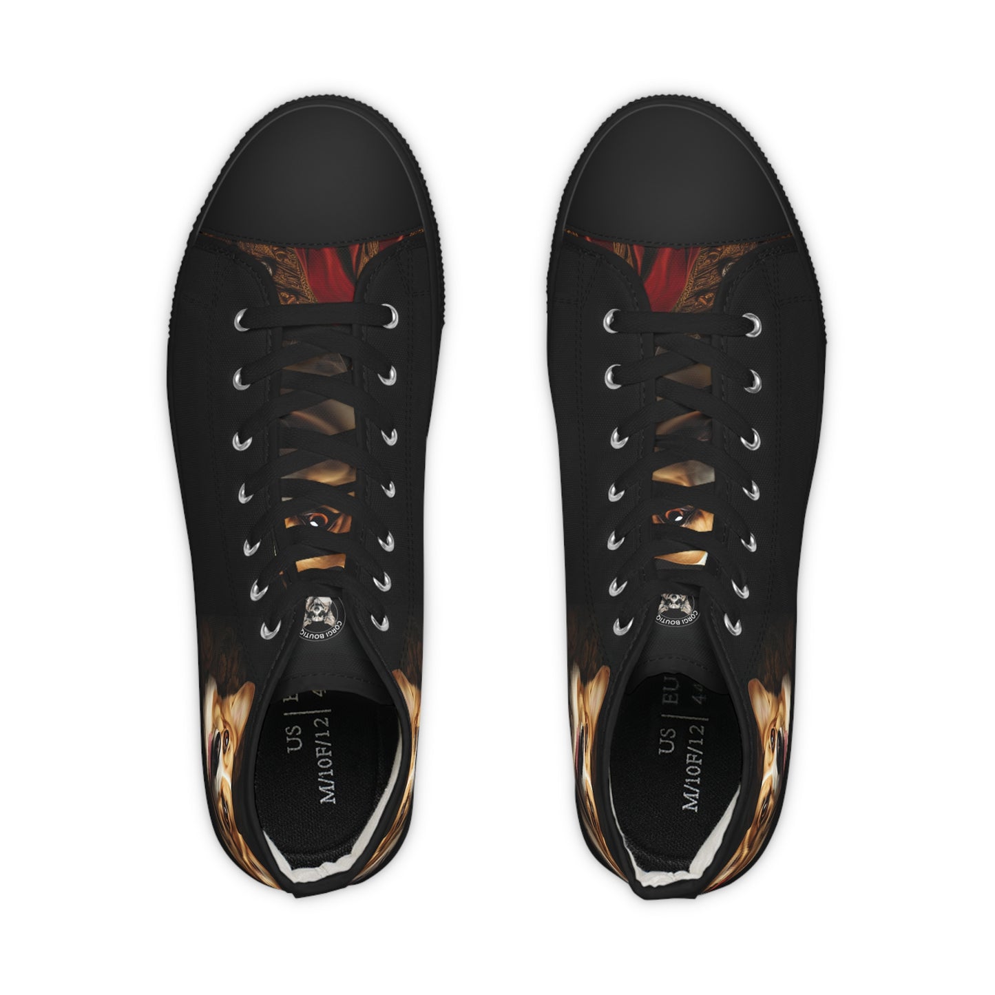 Renaissance Corgi - Men's High Top Sneakers